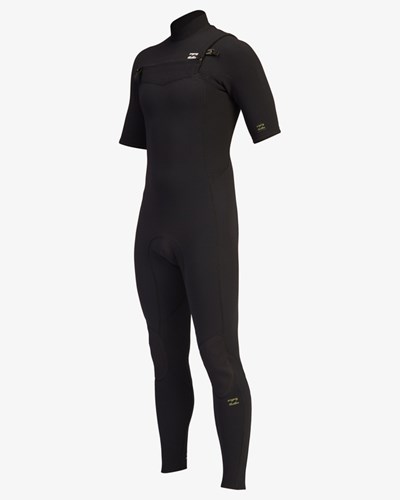 Billabong 2/2 Revolution Pro Chest Zip Corta Sleeve Full Wetsuit Negras Verde Oliva | BKAHDP250