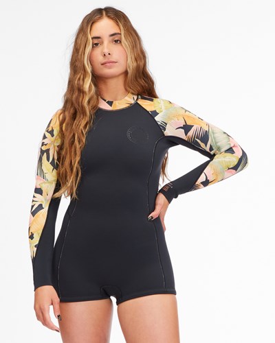 Billabong 2/2 Spring Fever Long Sleeve Spring Suit Jungle Night | FXRIYH710