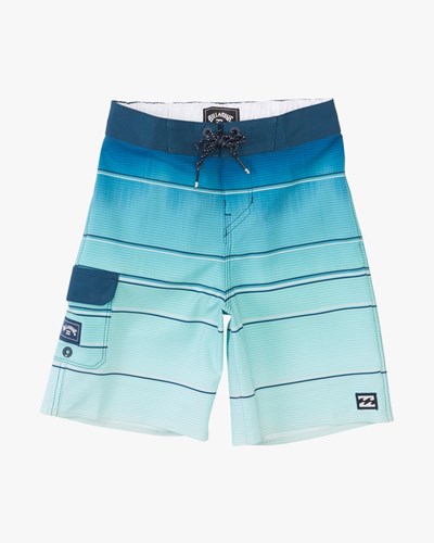 Billabong (2-7) All Day Stripe Pro Boardshorts 14" Charcoal | EORVPU782