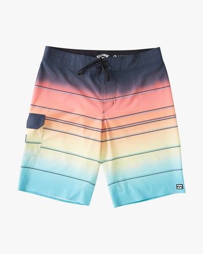 Billabong (2-7) All Day Stripe Pro Boardshorts 14" Solar | HGDTUC560