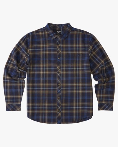 Billabong (2-7) Coastline Flannel Shirt Midnight | STDORN281