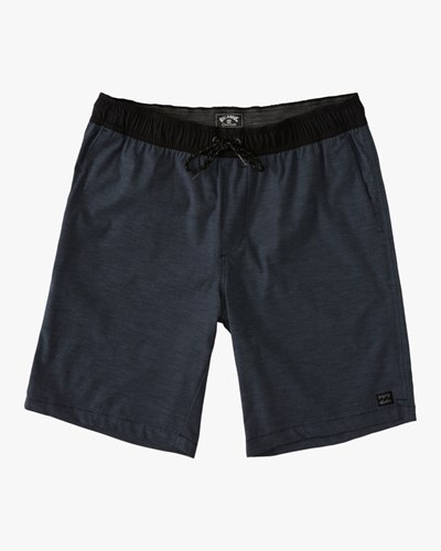 Billabong (2-7) Crossfire Elastic Cintura Shorts 13" Azul Marino | ZCXYKP415