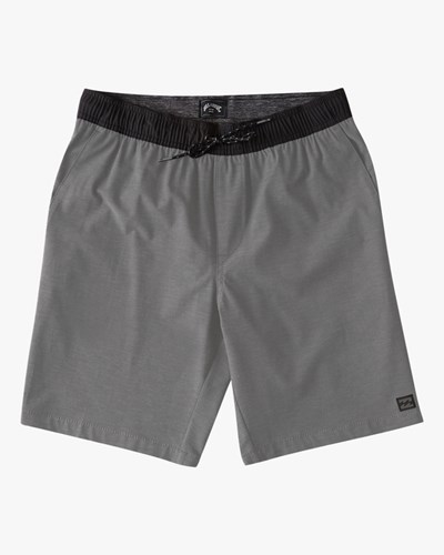 Billabong (2-7) Crossfire Elastic Submersible Shorts 13" Gris | DTKFON021