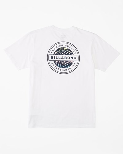 Billabong (2-7) Rotor Corta Sleeve T-Shirt Blancas | TNHVOU579