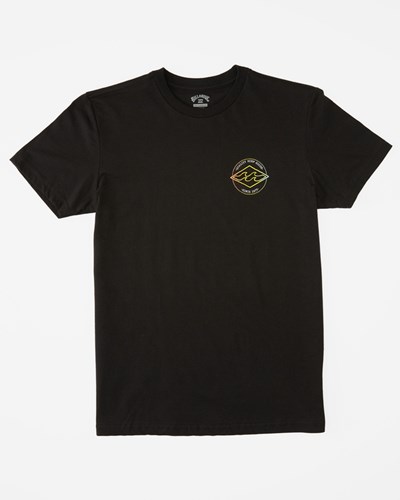 Billabong (2-7) Rotor Diamond Corta Sleeve T-Shirt Negras | DEQNWX708