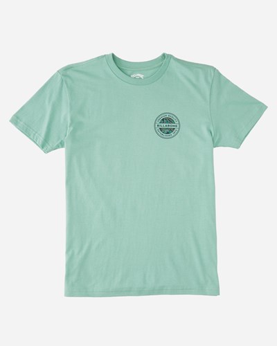 Billabong (2-7) Rotor Fill Corta Sleeve T-Shirt Verde | FPDMCZ547