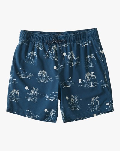 Billabong (2-7) Sundays Layback Boardshorts 13" Azul Marino | UYMRIO147