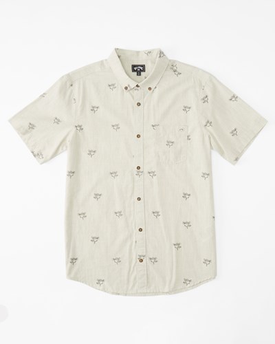 Billabong (2-7) Sundays Mini Corta Sleeve Shirt Stone Heather | EKTQHN817