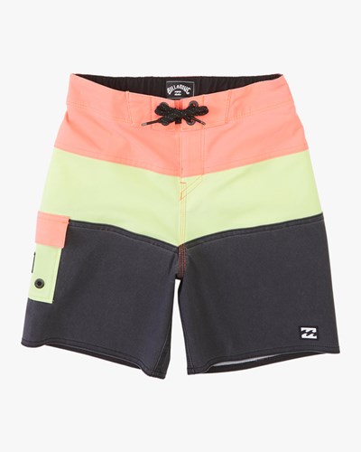 Billabong (2-7) Tribong Pro Boardshorts 13" Neon Night | ITXVSN498