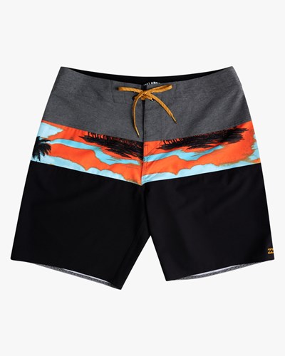 Billabong (2-7) Tribong Pro Boardshorts 13" Negras | OLBCIX691