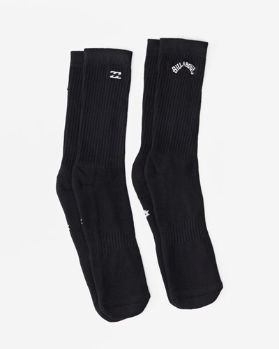 Billabong 2-Pack Core Crew Socks Negras | TCLZQR593