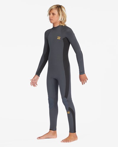 Billabong 3/2 Absolute Back Zip Full Wetsuit Neon Night | PQEYUL879