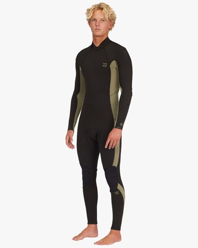 Billabong 3/2 Absolute Back Zip Full Wetsuit Military | TYMVKL842