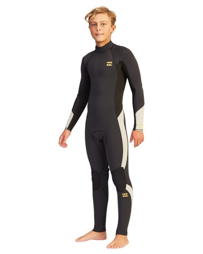 Billabong 3/2 Absolute Back Zip Full Wetsuit Negras | YNLABH276