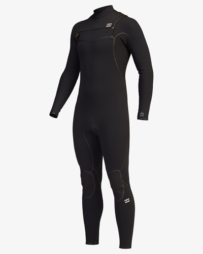 Billabong 3/2 Furnace Chest Zip Full Wetsuit Negras | UQDZVN439