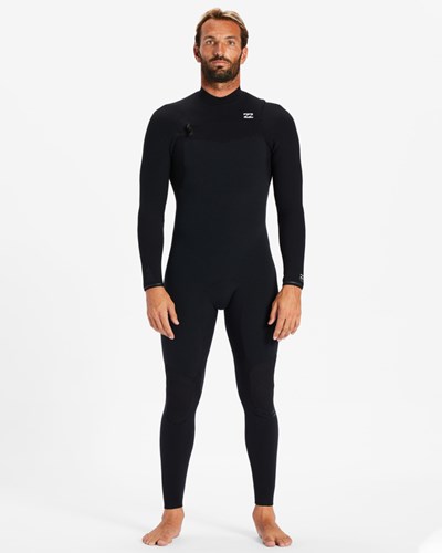 Billabong 3/2 Furnace Comp Chest Zip Full Wetsuit Negras | YBKXCV847