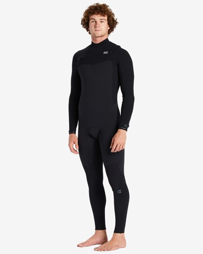 Billabong 3/2 Revolution Chest Zip Full Wetsuit Negras | BDIPFK309