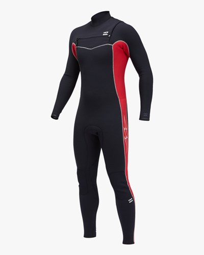 Billabong 3/2 Revolution Chest Zip Full Wetsuit Negras | POQNRG389