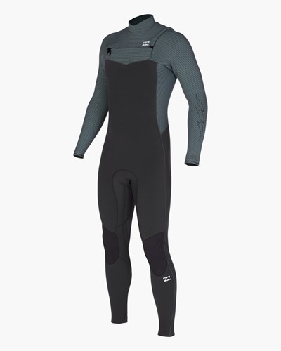 Billabong 3/2 Revolution Chest Zip Full Wetsuit Negras | XIVELQ621