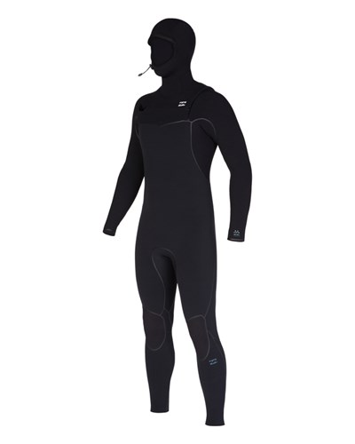 Billabong 6/5 Furnace Chest Zip Encapuchado Full Wetsuit Negras | ZIPQNW213