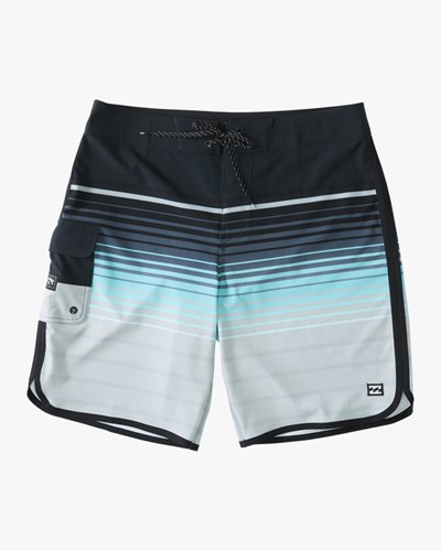 Billabong 73 Stripe Pro Boardshorts 18" Stealth | OBVMIR390