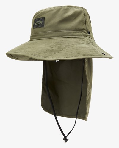 Billabong A/Div Big John Safari Hat Verde Oliva Oscuro | NMBGPS625