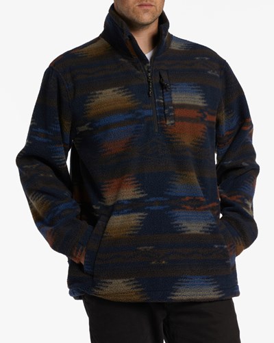 Billabong A/Div Boundary Half-Zip Mock Neck Pullover Night | EHGVRK023