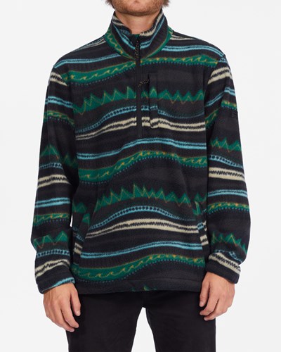 Billabong A/Div Boundary Half-Zip Mock Neck Pullover Negras | JNDGTC735