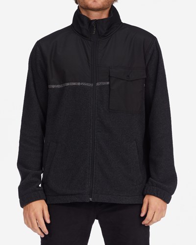 Billabong A/Div Boundary Trail Zip-Up Fleece Negras | GNBAXU362