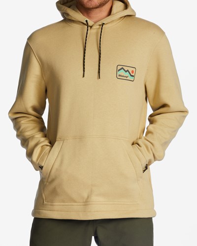 Billabong A/Div Compass Pullover Hoodie Kaki | ALWPGV793