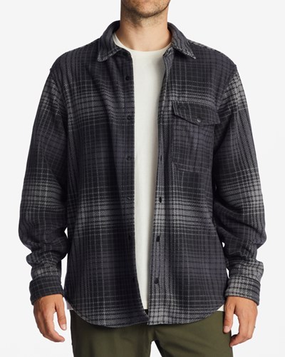 Billabong A/Div Furnace Flannel Shirt Charcoal | KPEHTG145