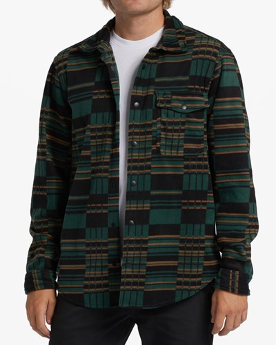 Billabong A/Div Furnace Flannel Shirt Evergreen | FSLRZJ528