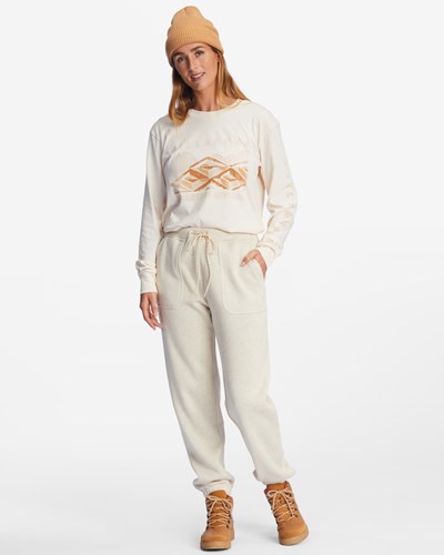 Billabong A/Div Highway Sweatpants Heather Oatmeal | GBXCMT924