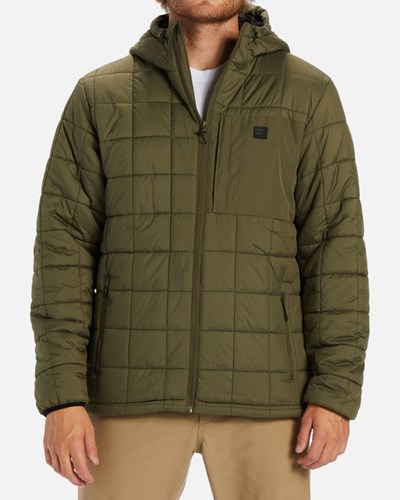 Billabong A/Div Journey Puffer Jacket Military | HEMSQU425