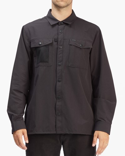 Billabong A/Div Otis Surftrek UPF 50+ Long Sleeve Shirt Negras | OYTLEZ812