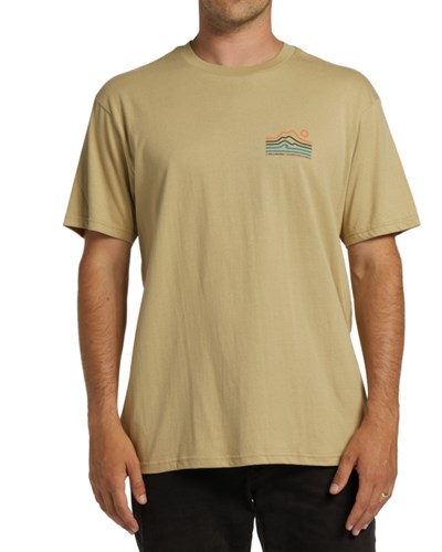 Billabong A/Div Peak Corta Sleeve T-Shirt Sand Dune | BWAKLY908