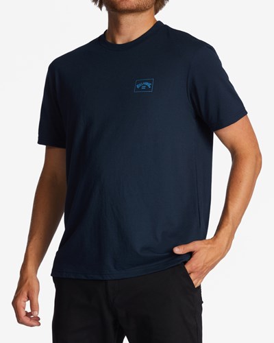 Billabong A/Div Performance Arch UV Corta Sleeve T-Shirt Azul Marino | PMQNZV107