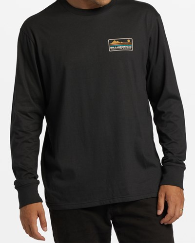 Billabong A/Div Range Long Sleeve T-Shirt Negras | MFRDSP213