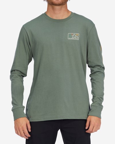 Billabong A/Div Range Organic Long Sleeve T-Shirt Surplus | MYDGCR290