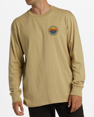 Billabong A/Div Rockies Long Sleeve T-Shirt Sand Dune | MWGXNA260