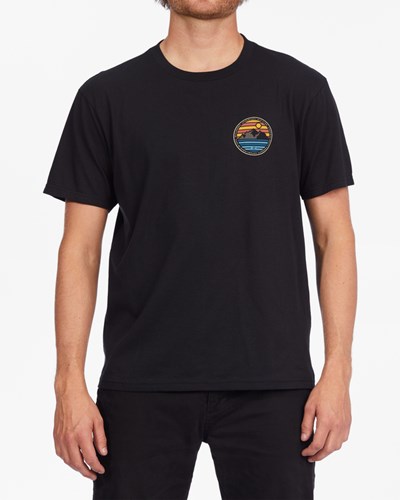 Billabong A/Div Rockies Organic Corta Sleeve T-Shirt Negras | DWQSEL831