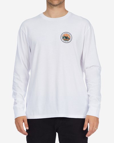 Billabong A/Div Rockies Organic Long Sleeve T-Shirt Blancas | CWURZV265