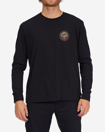 Billabong A/Div Rockies Organic Long Sleeve T-Shirt Negras | SWQDZL164