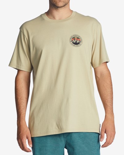 Billabong A/Div Sun Up Corta Sleeve T-Shirt Kaki | RPEJID294