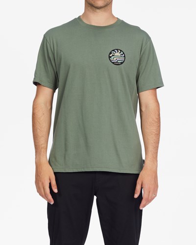 Billabong A/Div Sundown Organic Corta Sleeve T-Shirt Surplus | JNBVOX943