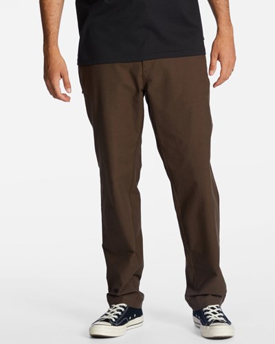 Billabong A/Div Surftrek Plus Organic Elastic Cintura Pants Cafe | SYGRME791