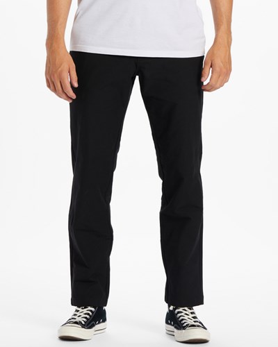 Billabong A/Div Surftrek Plus Organic Elastic Cintura Pants Negras | WOADKR579