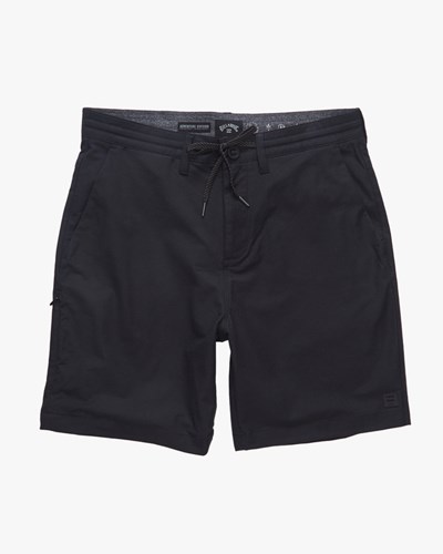 Billabong A/Div Surftrek Plus Organic Elastic Cintura Shorts 19" Negras | XQDNWA239