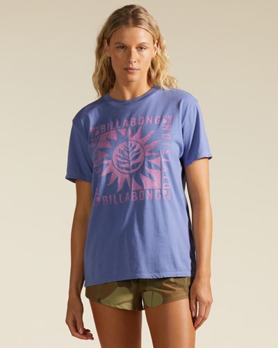 Billabong A/Div Tee Corta Sleeve UPF 50 T-Shirt Azules | TCLKFP792