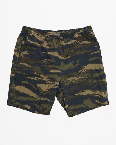 Billabong A/Div Transport Elastic Cintura Shorts 18" Camuflaje | HSQYBE870